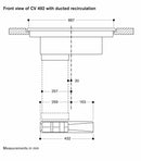 Gaggenau 400 series Flex induction cooktop with integrated ventilation system 90cm CV492105