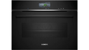 Siemens iQ700 Combi Steam Oven Black 45x60cm CS736G1B1