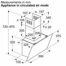 Siemens iQ100 Wall-mounted Hood 60cm LC65KDK60B