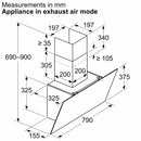 Siemens iQ100 Wall-mounted Hood 80cm LC85KDK60B