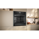 Grade B Neff N70 Slide & Hide B54CR71G0B 60cm Single Built In Electric Oven Graphite Grey