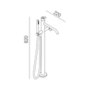 Agape SQUARE taps and shower heads .ERUB1112_+.IRUB1112