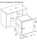 Gaggenau 200 series Dishwasher 60 cm Variable hinge