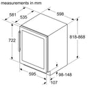 Bosch Serie 6 Wine cooler KUW21AHG0G - Ideali