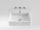 Agape Carrara wall sink with structure ACER0730S