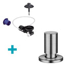 Blanco Infino® Retrofit Set For Infino® Waste System, With Comfort Remote Pull Knob Stainless Steel Silk Gloss - Ideali