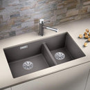 Blanco Subline 430/270-U Sink Metallic Aluminium - Ideali