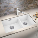 Blanco Subline 430/270-U Sink Metallic Aluminium - Ideali
