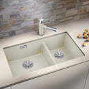 Blanco Subline 430/270-U Sink Metallic Aluminium - Ideali