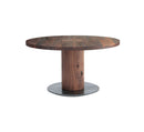 Riva 1920 Boss Executive Round Walnut Table