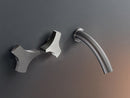 CEA Ziqq wall 3 holes sink tap