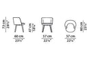 Baxter Colette Dining Armchair - Tuscany Cortona/Soft Choco - Ideali