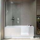 Duravit Shower + Bath Rectangular Bath with Shower Zone