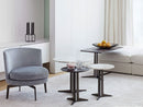 Flexform Fly Coffee Table - 90x50 Canaletto Walnut/Satin