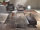 Flexform Fly Coffee Table - 90x50 Canaletto Walnut/Satin