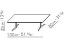 Flexform Fly Coffee Table 130