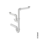 Geberit Sink Waste For 2 Basins (Compact Model) Pipe Diameter 50 Mm - Ideali