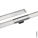 Geberit Cleanline 20 Shower Channel Polished Stainless Steel / Brushed Stainless Steel, For Shower Channel: 30 - 160 Cm - Ideali