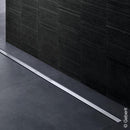 Geberit Cleanline 60 Shower Channel Dark Stainless Steel / Brushed Stainless Steel, For Shower Channel: 30 - 90 Cm - Ideali
