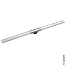 Geberit Cleanline 60 Shower Channel Dark Stainless Steel / Brushed Stainless Steel, For Shower Channel: 30 - 90 Cm - Ideali