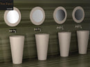 Glass-design Da Vinci floor sinks Tom Tom 2 floor sink TOMTOM2PO01 - Ideali