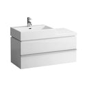 Laufen Living City Washbasin With Case Vanity Unit Set H8184320001041 + H4012820754631 - Ideali