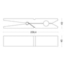 Riva 1920 Molletta Bench Vulcano