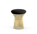 Platner Stool - Gold Base
