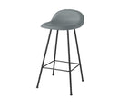 Gubi Gubi 3D Unupholstered Bar Stool  - Center Base - Ideali