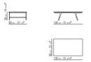 Flexform Soffio Coffee Table 130