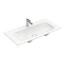 Villeroy & Boch Finion Washbasin With Led Vanity Unit With 2 Pull-Out Compartments White, With Ceramicplus, With 1 Tap Hole, With Concealed Overflow - Ideali