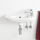 Villeroy & Boch O.Novo Hand Washbasin Compact White, With 1 Tap Hole, With Overflow - Ideali