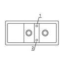 Villeroy & Boch Subway 80 Sink - Ideali