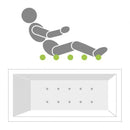 Villeroy & Boch Squaro Corner Bath With Whirlpool System - Ideali