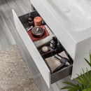Villeroy & Boch Finion Washbasin With Led Vanity Unit With 2 Pull-Out Compartments White, With Ceramicplus, With 1 Tap Hole, With Concealed Overflow - Ideali
