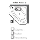 Villeroy & Boch Loop & Friends Oval Duo Corner Bath With Whirlpool System - Ideali