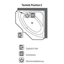 Villeroy & Boch Loop & Friends Square Duo Corner Whirlbath - Ideali
