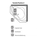 Villeroy & Boch Squaro Slim Line Corner Bath With Whirlpool System - Ideali