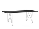 Magis XZ3 Rectangular Table - MDF Black/Chrome