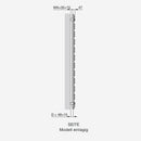 Zehnder Yucca Bathroom Radiator for Hot Water or Mixed Operation