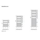 Zehnder Forma Spa Towel Radiator for Purely Electrical Operation