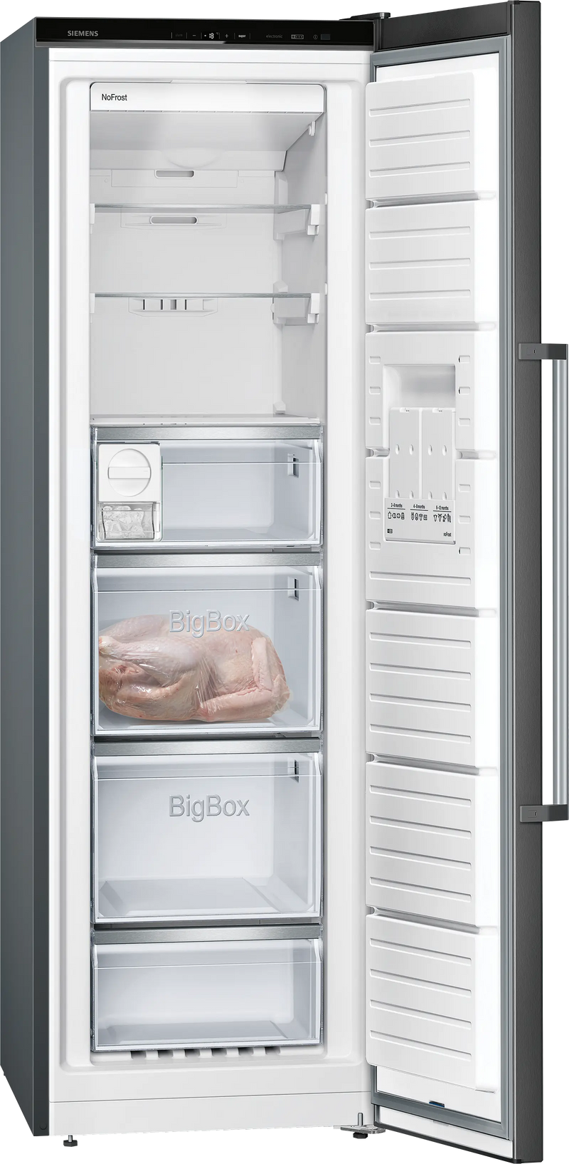 Siemens iQ500 Free-Standing Freezer 186x60cm GS36NAXEP