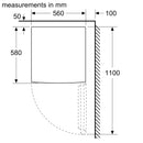 Bosch Series 2 Built-Under Fridge 85x56cm KTR15NWEAG