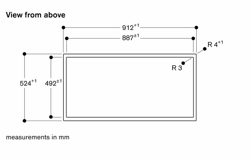 Gaggenau 400 series Flex induction cooktop with integrated ventilation system 90cm CV492105M