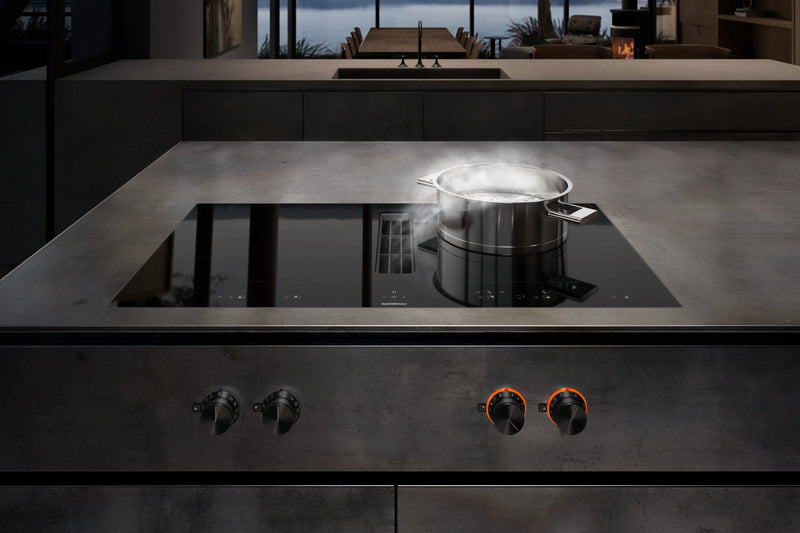 Gaggenau 400 series Flex induction cooktop with integrated ventilation system 90cm CV492105