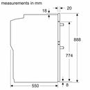 Bosch Series 4 Built-In Double Oven 89x60cm MBS533BS0B