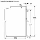 Bosch Series 4 Built-In Double Oven 89x60cm MBA533BB3B