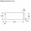Bosch Series 8 Built-In Oven Drawer 14cm BIC7101B1B