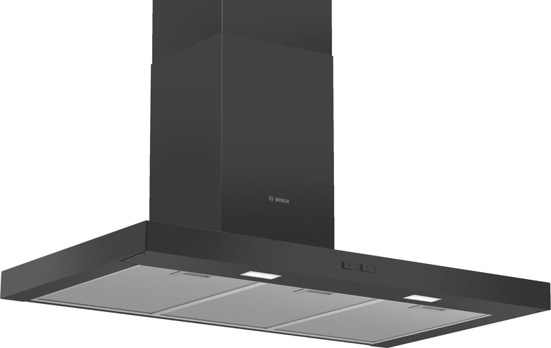 Bosch - Series 2 Wall-mounted cooker hood 90 cm Black DWB96BC60B