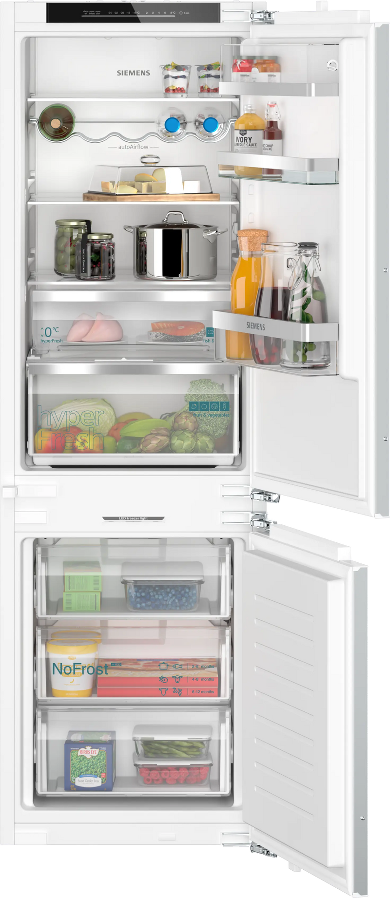 Siemens iQ500 Built-In Fridge-Freezer 177x56cm KI86NADD0